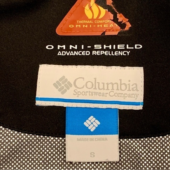 Columbia Omni-shield Kruser Ridge Softshell Repellent‎ Black Jacket S - Picture 7 of 14